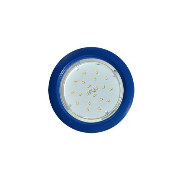 Встраиваемый светильник Ecola GX53 5355 св-к Легкий Синий 25x106 FL5355ECD (5 шт.)