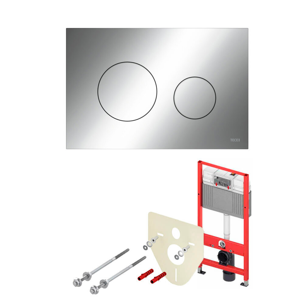 Инсталляция для унитаза TECEbase K440921 с серой клавишей