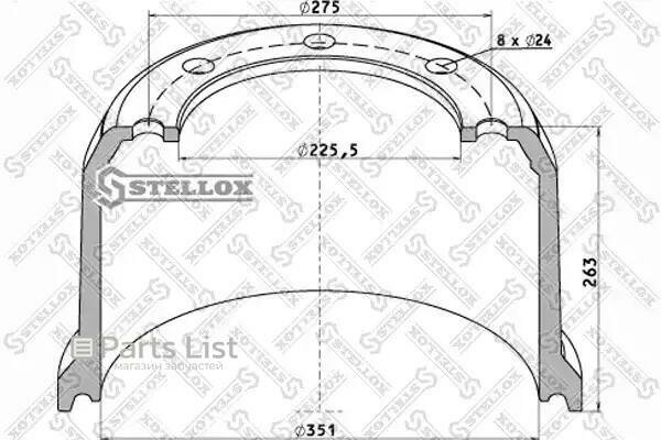 STELLOX 8500133SX 1шт