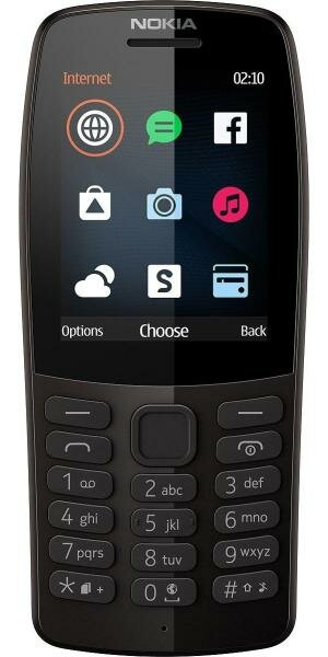 Мобильный телефон NOKIA 210 DS черный 2.4 16 Мб Bluetooth