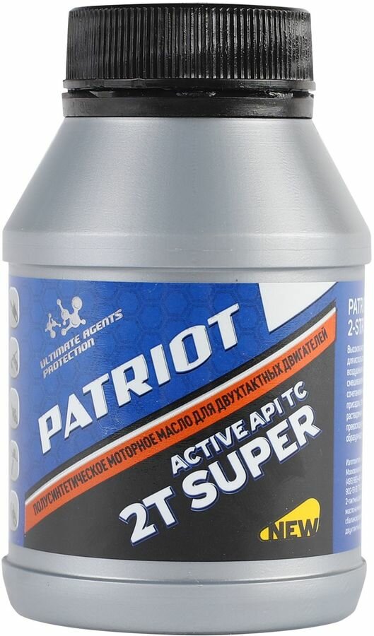 Моторное масло Patriot Super Active 2T, 0.1л, полусинтетическое [850030634]