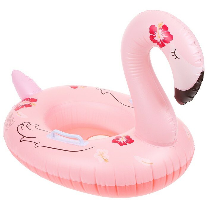 Плотик для плавания «Фламинго» 72 х 60 см цвет розовый