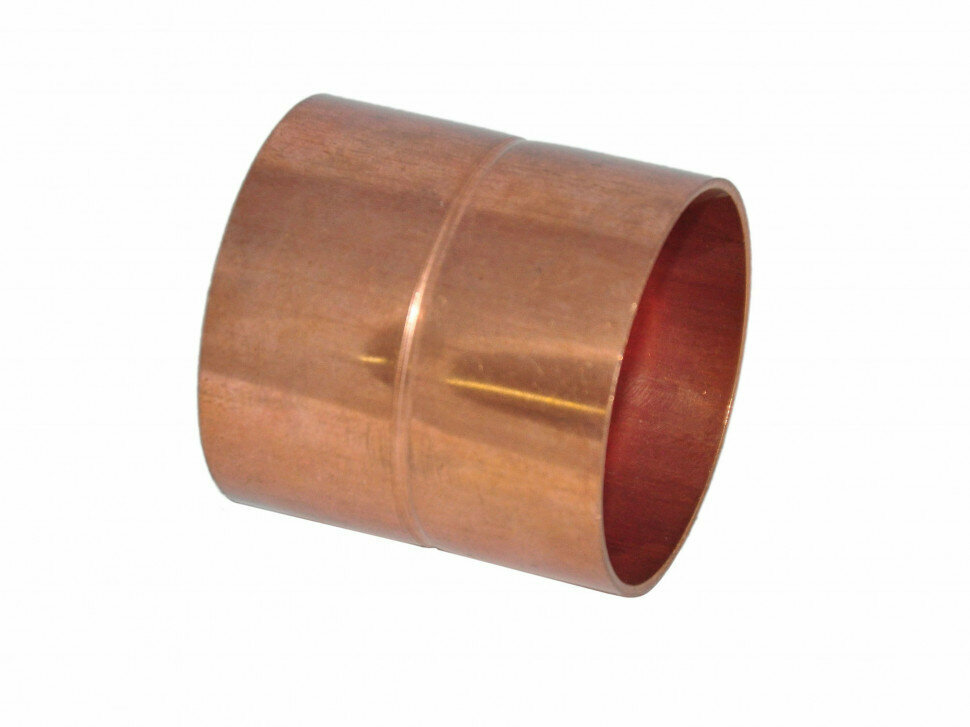 фото Муфта медная двухраструбная под пайку 3/8 (10) М10