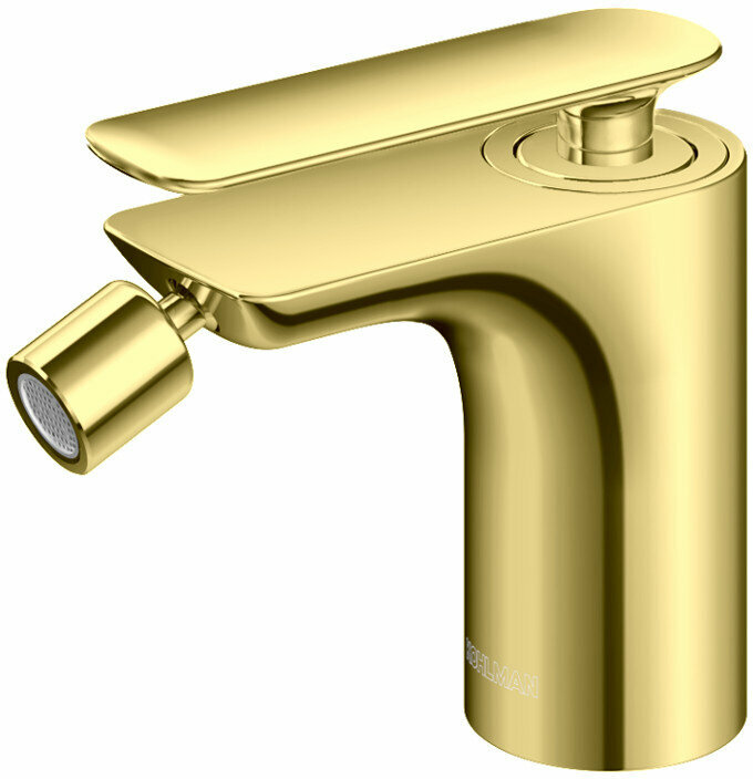 Смеситель для биде Kohlman Experience Gold QB130EGD, золотой