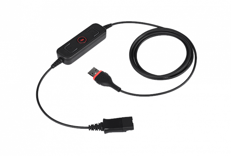 VoiceXpert VXH-A9P шнур-переходник QD на USB-A (QD-Plantronics/USB-A)