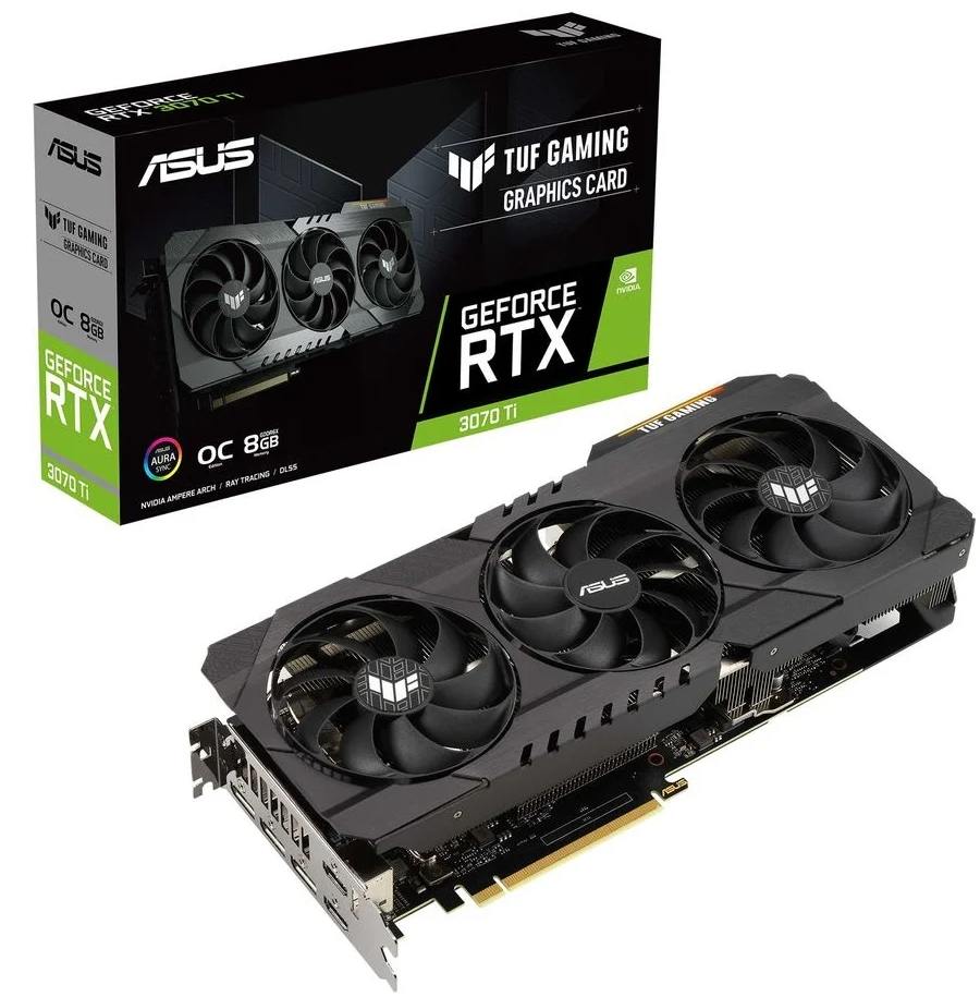 Видеокарта Gigabyte GeForce RTX 3070 Ti 8 ГБ (GV-N307TGAMING OC-8GD), rev. 2.0 (LHR)