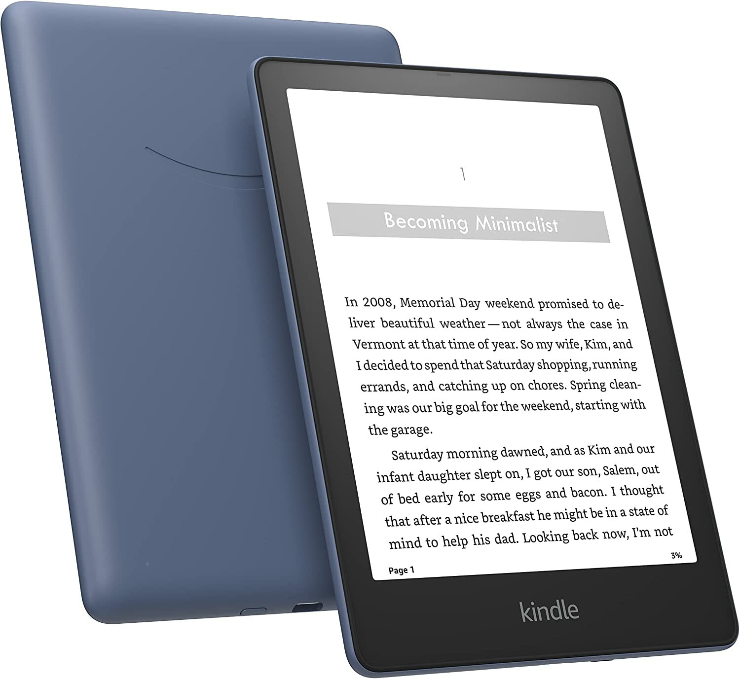 Электронная книга Amazon Kindle PaperWhite 2021 32Gb Signature Edition Denim