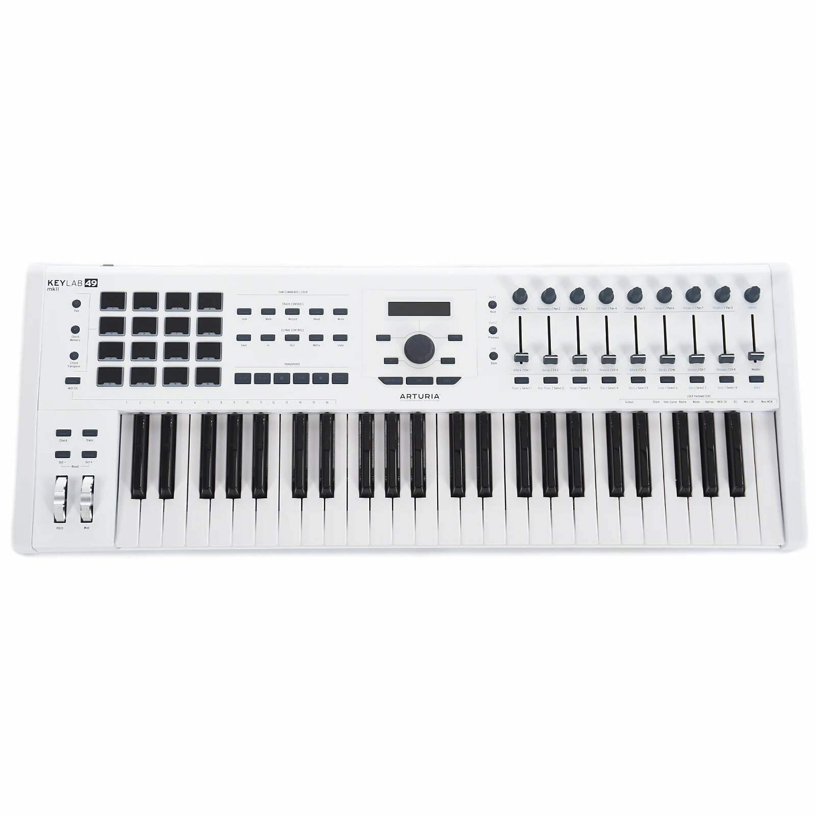 MIDI клавиатуры / MIDI контроллеры Arturia KeyLab mkII 49 White