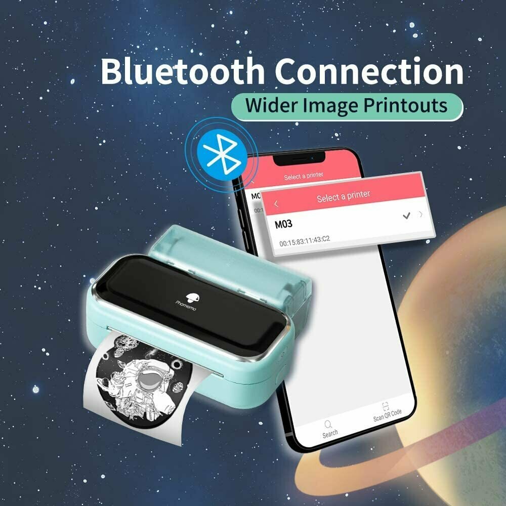 Портативный мини-принтер дляартфона Phomemo