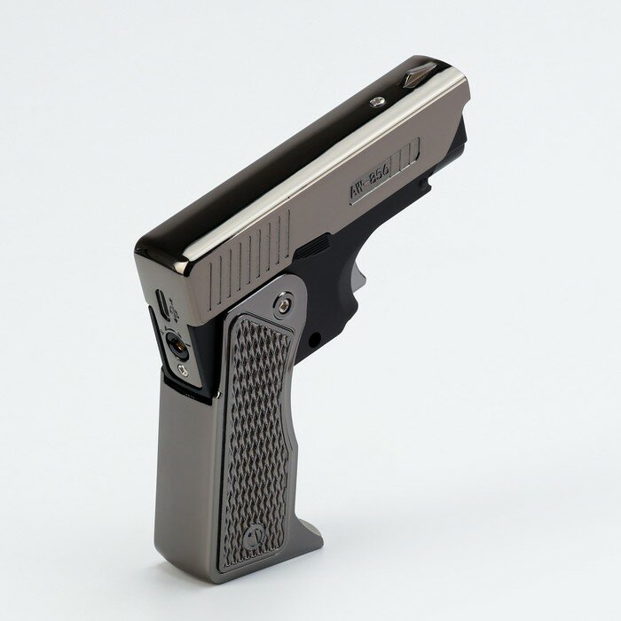 Зажигалка электронная "Пистолет", дуговая, индикатор заряда, USB, 8.3 х 4.1 х 1.8 см 9398541 - фотография № 3