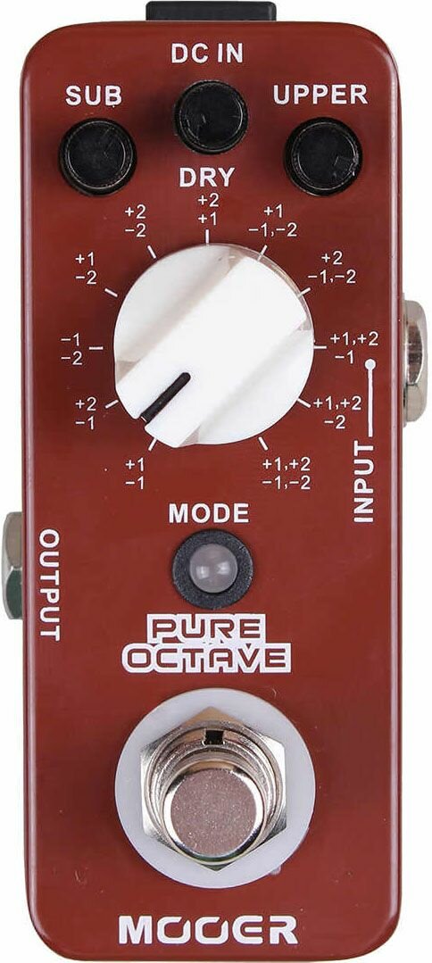 Mooer Pure Octave мини-педаль Multi-mode Clean Octaver