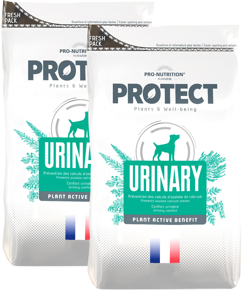 FLATAZOR PROTECT URINARY для взрослых собак при мочекаменной болезни (2 + 2 кг)