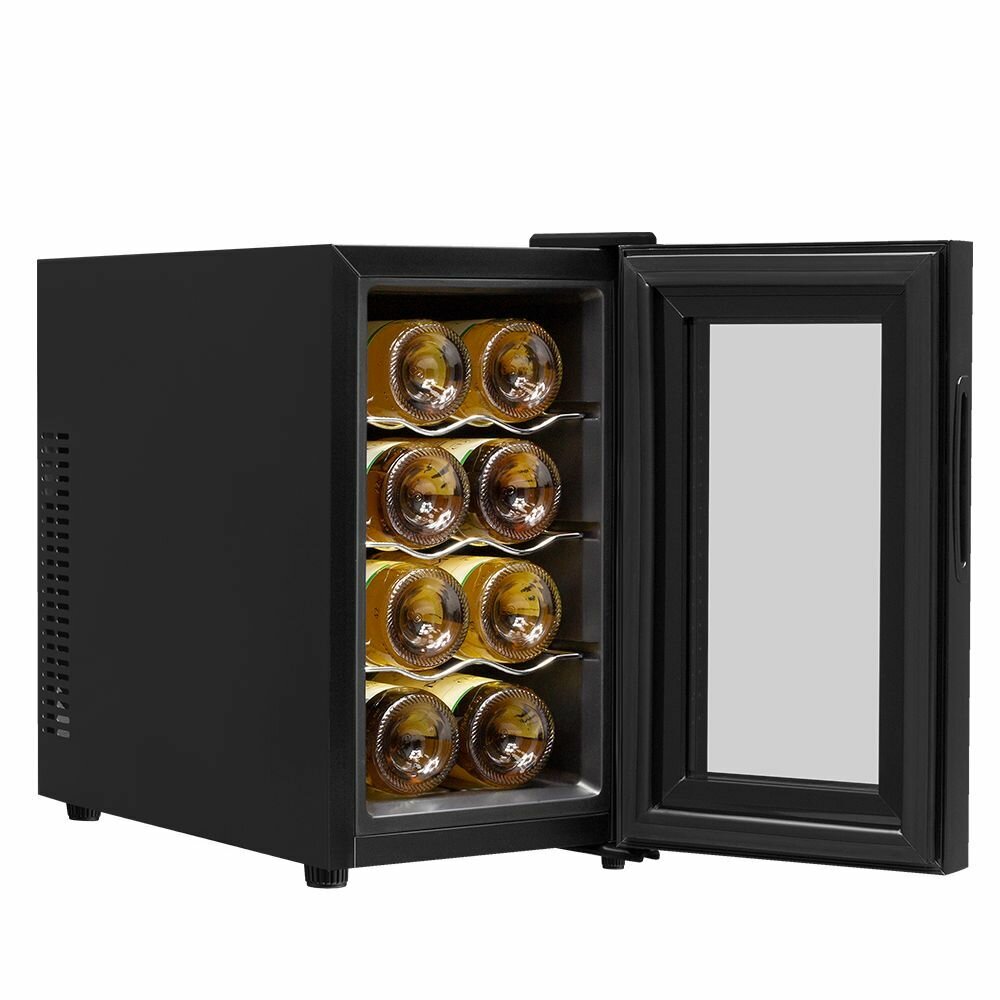 Винный шкаф Meyvel MV08-TB1 (термоэлектрический отдельностоящий холодильник для вина на 8 бутылок) - фотография № 4