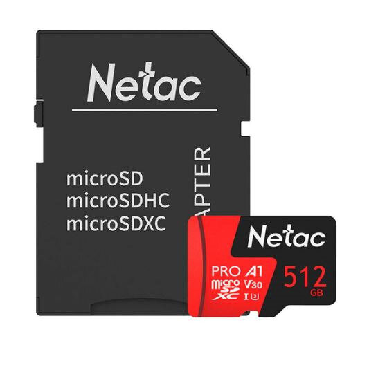 Flash память SD Netac NT02P500PRO-512G-R
