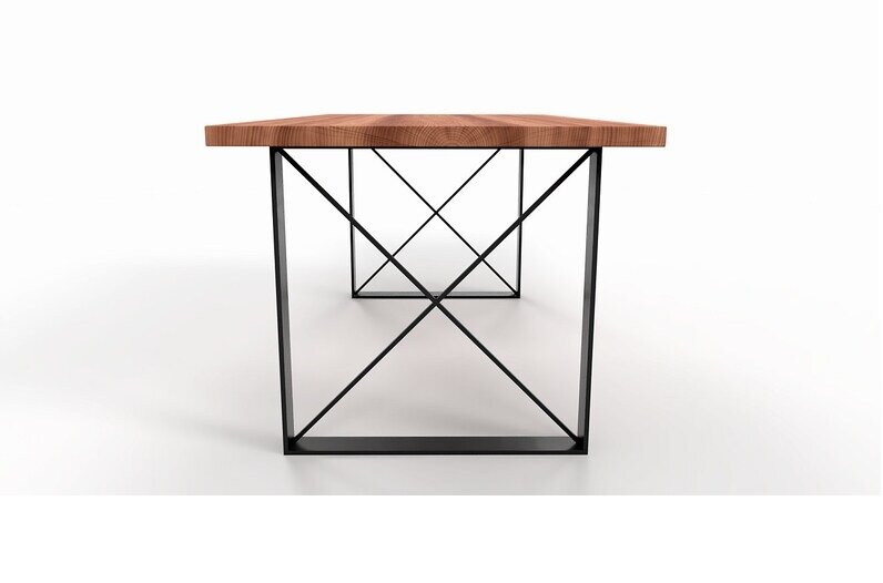 Подстолье/опора из металла для стола в стиле Лофт Модель 12 (2 штуки) - фотография № 1