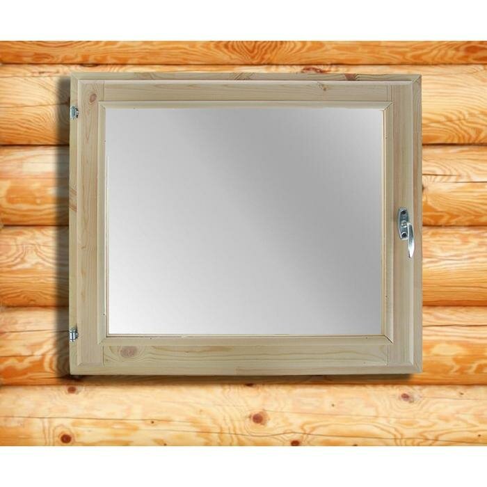 Добропаровъ Окно, 60×70см, двойное стекло хвоя - фотография № 1
