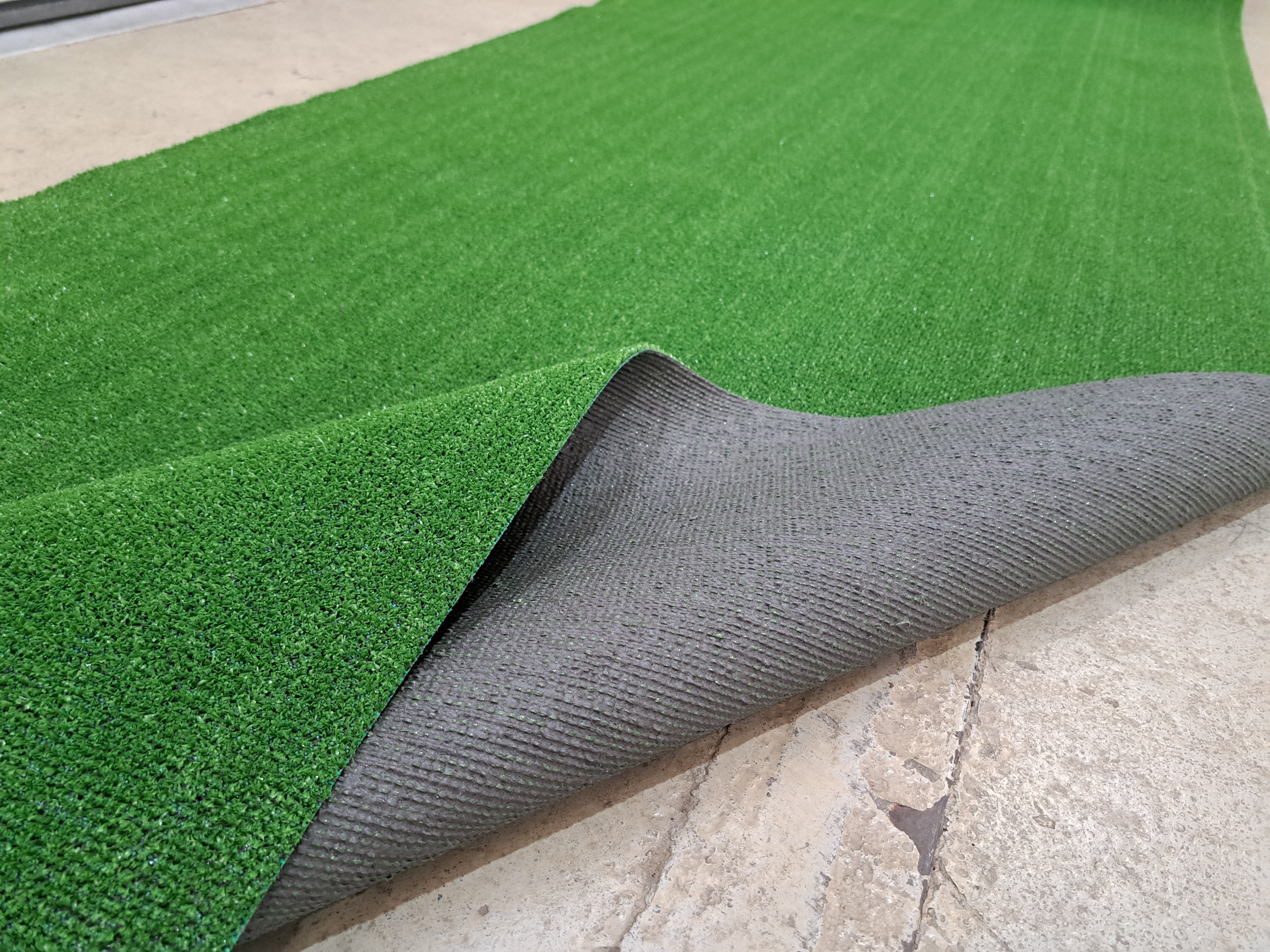 Газон искусственный зеленый 2,5х3 м для дома, для сада, для дачи - фотография № 7