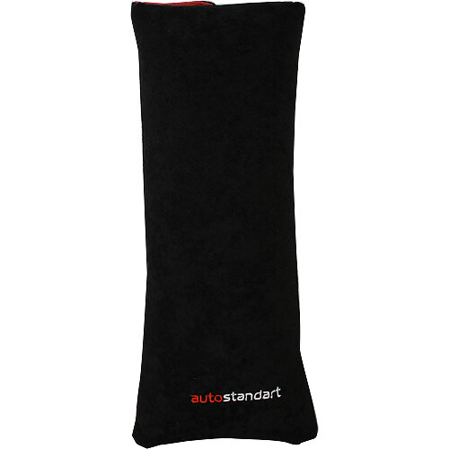Подушка чехол на ремень безопасности 11х30 см цвет: черный