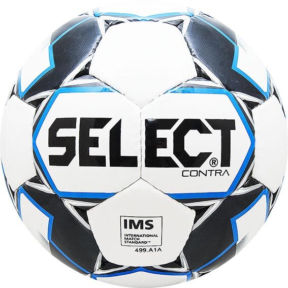 SELECT Мяч футбольный SELECT Contra IMS р.5 бело-черн-син