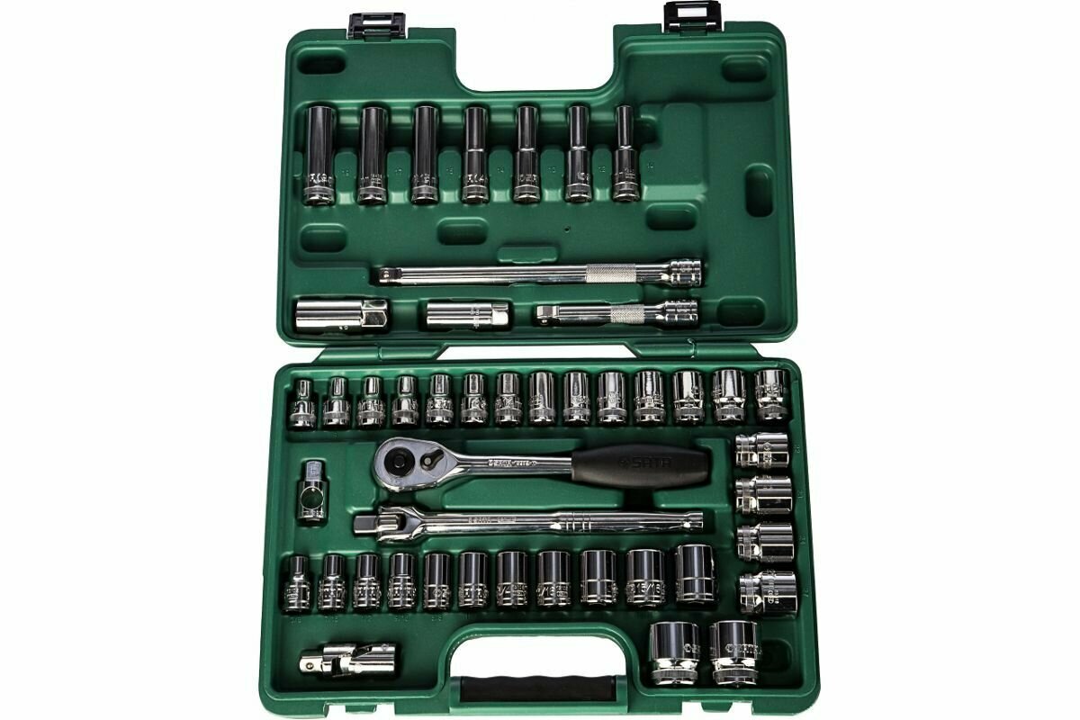 Набор торцевых головок Sata 1/2" 46 предметов S09006