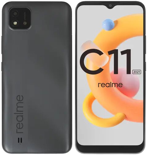 99014799233 6.52" Смартфон realme C11 (2021) 32 ГБ серый