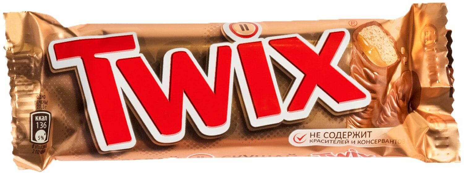 Шоколадный батончик Twix / Твикс (55г*40шт)