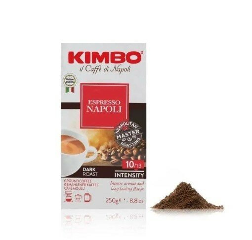 Кофе молотый Kimbo Espresso Napoletano 250г. уп:2пач