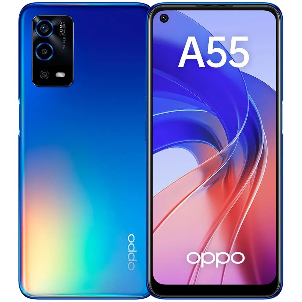 Смартфон Oppo A55 128 ГБ синий