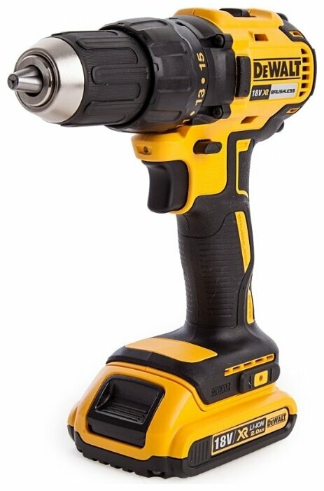 Аккумуляторная дрель-шуруповерт DeWALT DCD777D2T 65 Н·м