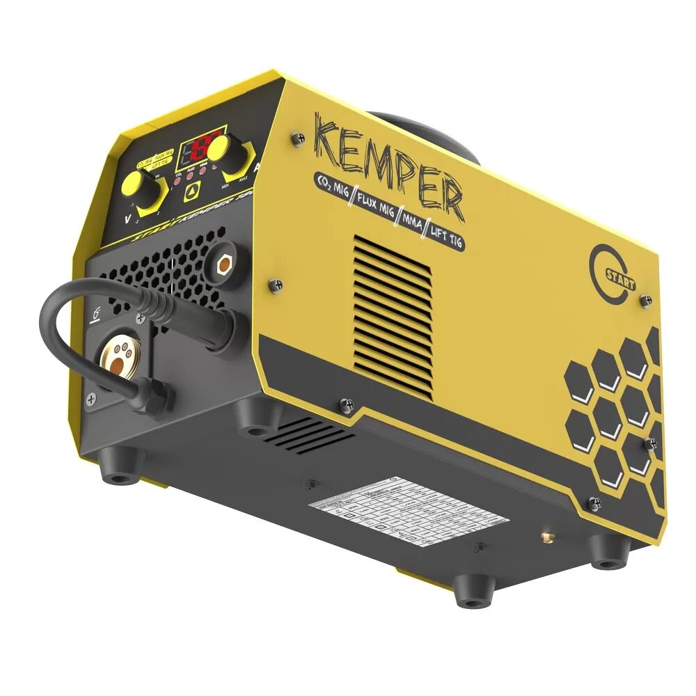 START KEMPER 180 Cварочный полуавтомат (220В, 20-180A, MIG FLUX/MMA/TIG, евроразъем, арт. 2ST181) - фотография № 6