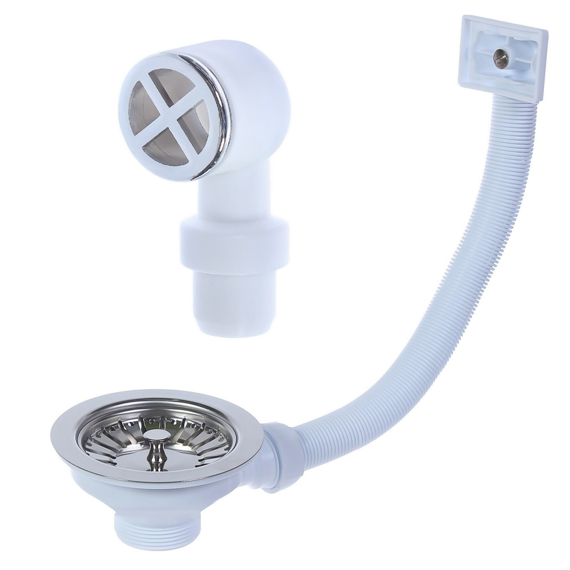 фото Выпуск Equation для кухонной мойки 3 1/2" с переливом