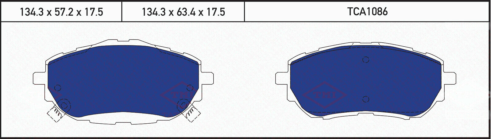 Колодки тормозные передние TOYOTA Auris/Corolla 12- TATSUMI