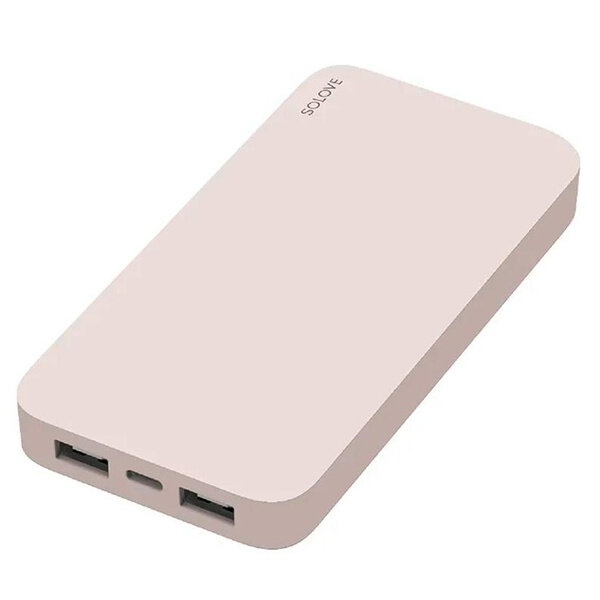 Внешний аккумулятор повербанк Solove 20000 mAh 18W 003M RU (Pink)