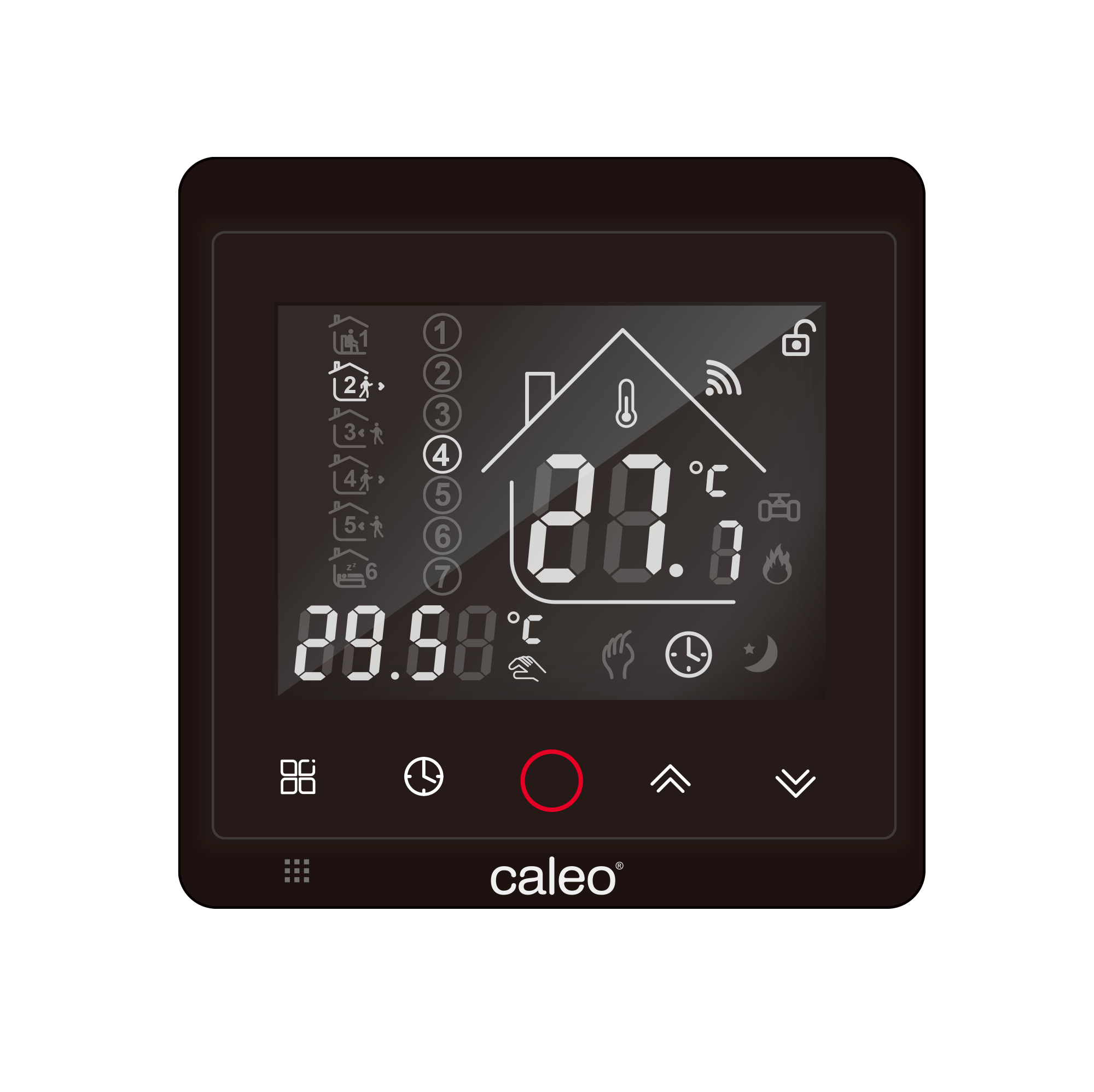 Терморегулятор Caleo С936 black lux