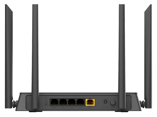 Беспроводной маршрутизатор D-Link DIR-822/RU 802.11abgnac 1167Mbps 2.4 ГГц 5 ГГц 4xLAN черный