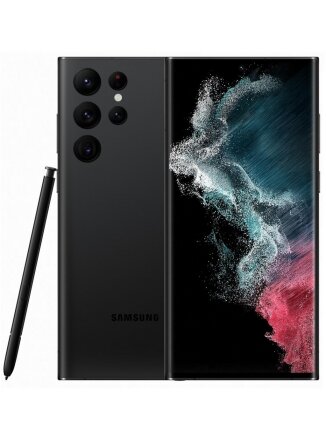 Мобильный телефон Samsung Galaxy S22 Ultra S9080 (Snapdragon 8 Gen1) 12/256 ГБ, черный фантом