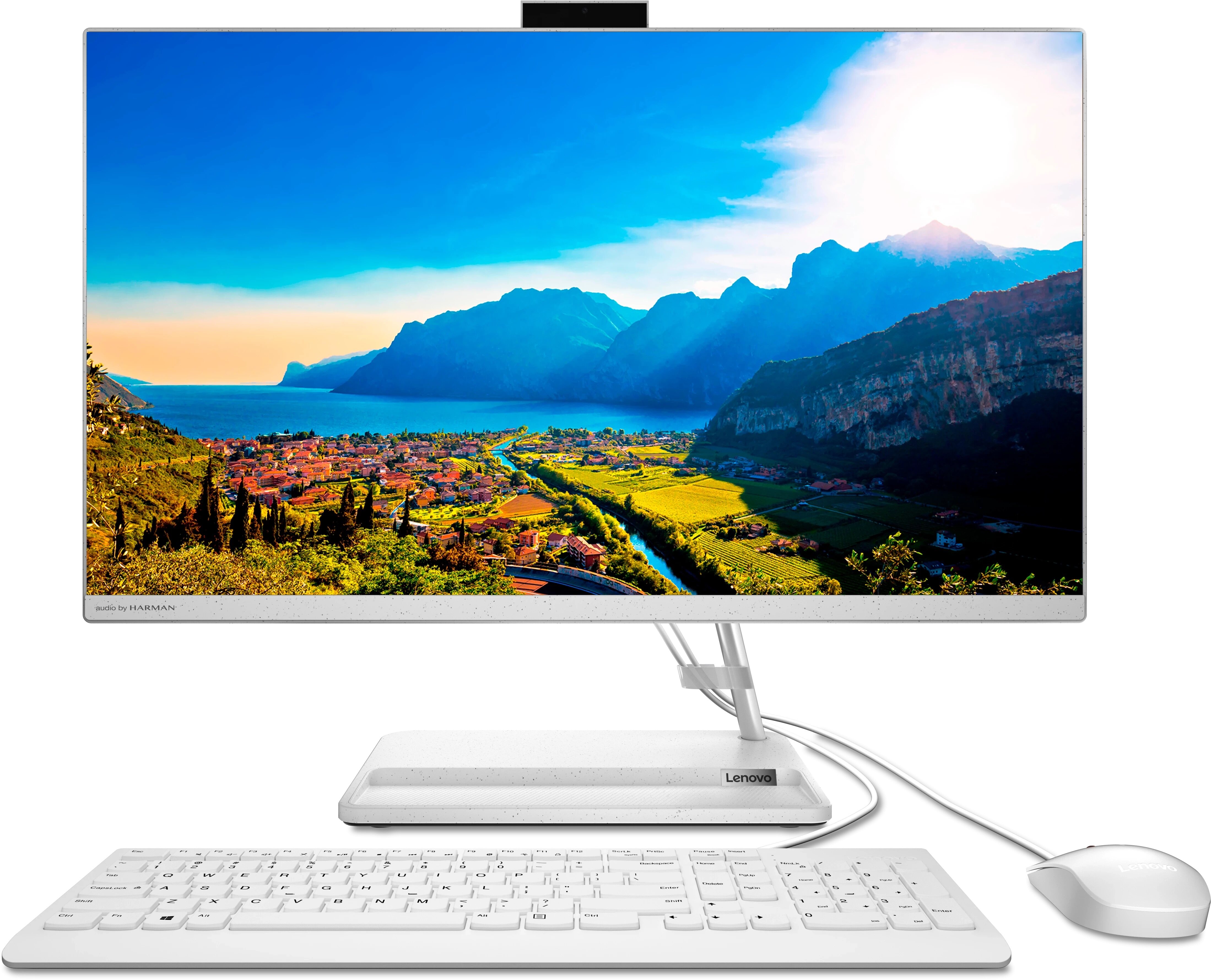 Lenovo Моноблок Lenovo IdeaCentre AIO 3 24ITL6 23.8"(1920x1080)/Intel Core i5 1135G7(2.4Ghz)/8192Mb/256SSDGb/noDVD/Int:Intel Iris Xe Graphics/BT/WiFi/war 1y/6.81kg/white/noOS + RU kbd, mouse USB