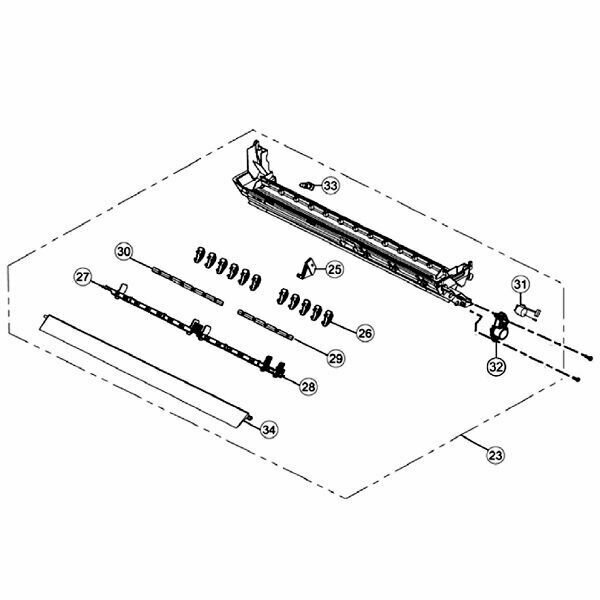 Panasonic CWE20C3123 блок жалюзи внутреннего блока кондиционера CS-HE9MKD, CS-HE12MKD