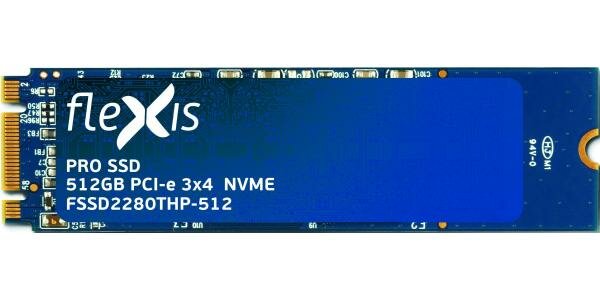 Твердотельный накопитель 512GB M.2 2280 PCIe, NVME, TLC, серия PRO, Flexis