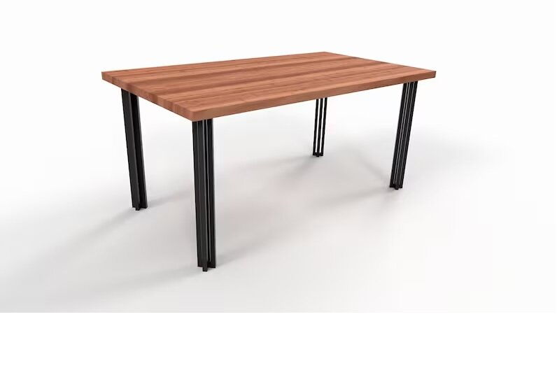 Подстолье/опора из металла для стола в стиле Лофт Модель 9 (4 штуки) - фотография № 4