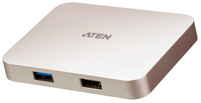 ATEN Dock станция ATEN USB-C 4K Ultra Mini with Power Pass-through