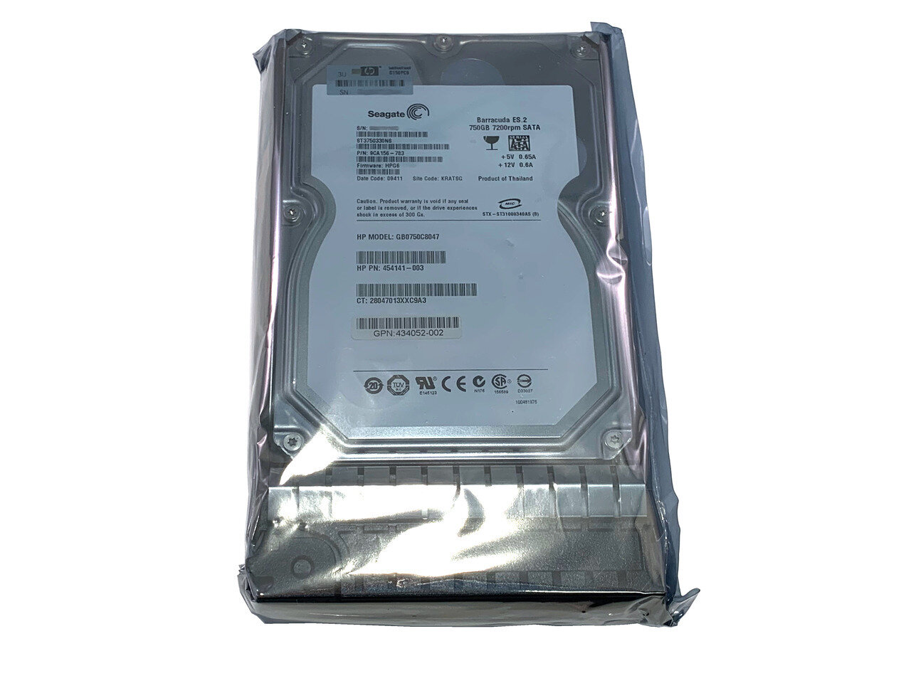 Жесткие диски HP Жесткий диск HP SATA 750Gb 7.2K MDL 462595-B21