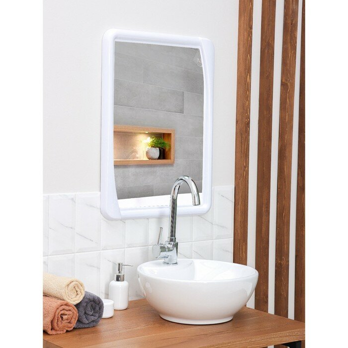 фото Зеркало «Версаль», цвет снежно-белый для дома