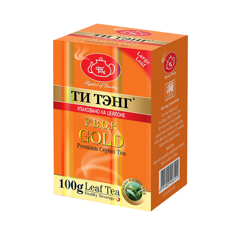 Чай чёрный ТМ "Ти Тэнг" - Золотой FBOP, 100 гр.