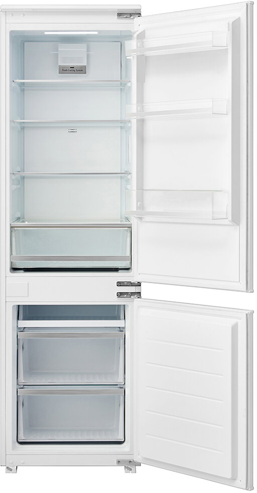 Встраиваемый холодильник/ Встраиваемый холодильник-морозильник с функцией No Frost холодильного и морозильного отделений, Класс энергопотребления: A+, - фотография № 2