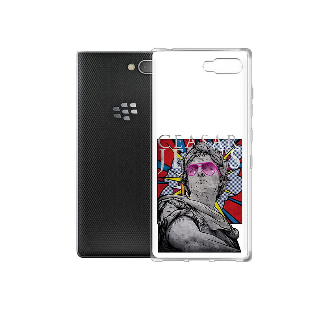Чехол задняя-панель-накладка-бампер MyPads крутая статуя свободы для BlackBerry KEY2 противоударный