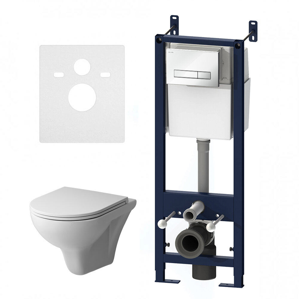 комплект инсталляция с унитазом AM.PM Gem IS30201.901700