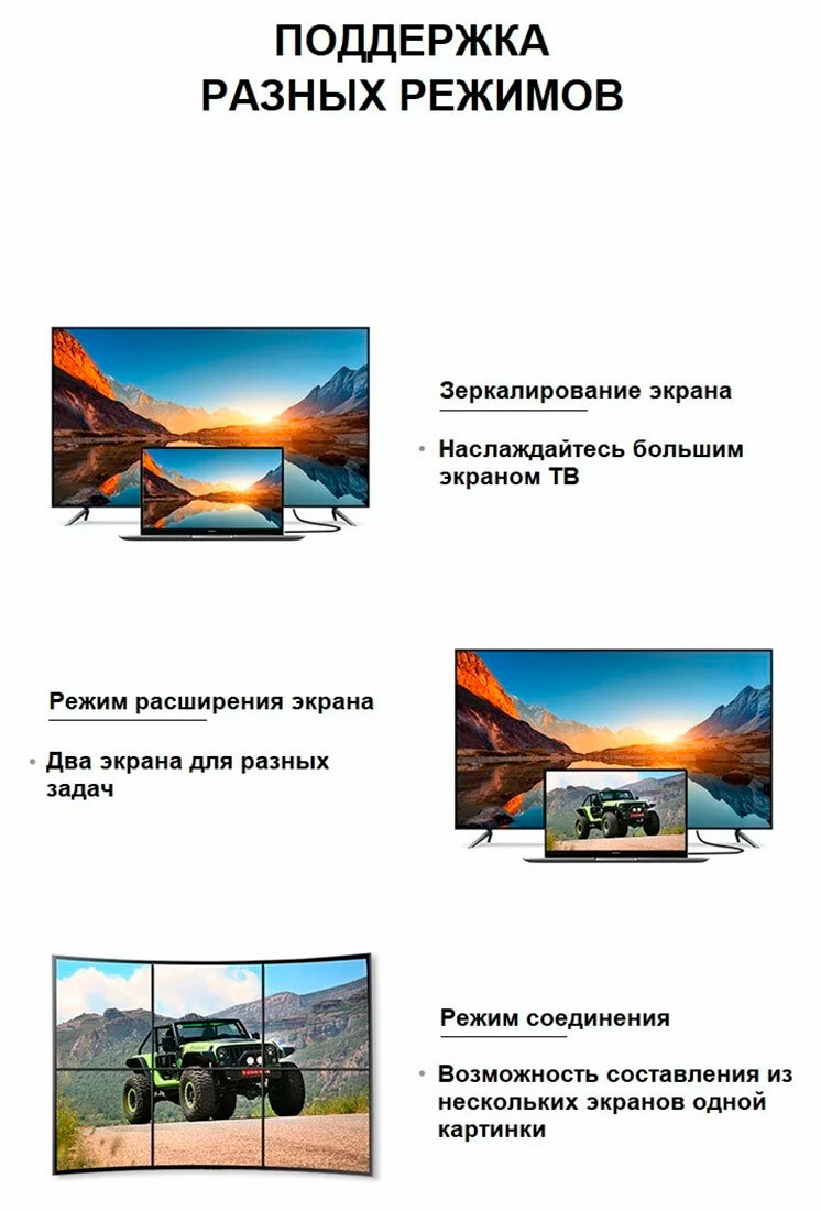 Адаптер UGREEN USB-C to 3×USB 3.0+HDMI (8K@30Hz), серый - фото №6