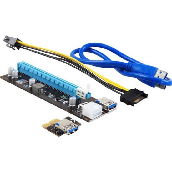 Адаптер Itzr THV RiserCard MINING MAXI for GPU 250W+  OEM