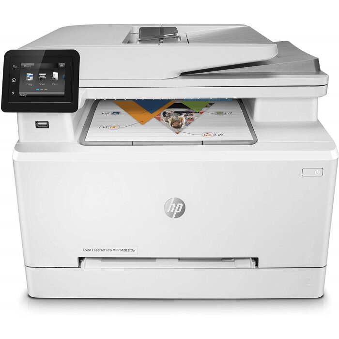 МФУ HP Color LaserJet Pro M283fdw 7KW75A A4 Цветной/печать Лазерная/разрешение печати 600x600dpi/разрешение сканирования 1200x1200dpi